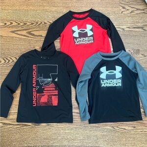 Size 6 under armour long sleeved shirts